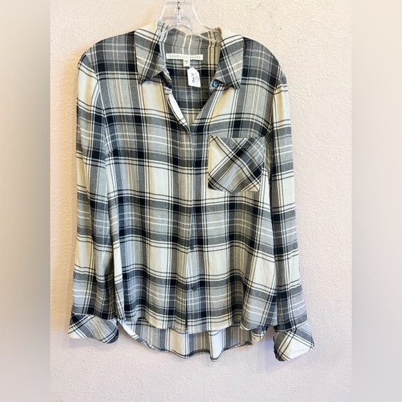 Veronica Beard Plaid Button up Size 4 - Picture 1 of 8
